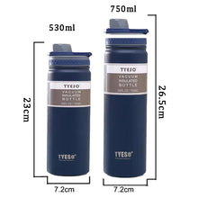 530/750ML Tyeso Thermos Bottle Stainless Steel Vacuum Flask Insulated Water Bottle Travel Cup For children Coffee Mug Termica